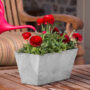 Ella Flower Box 14.5″ – Artstone Grey